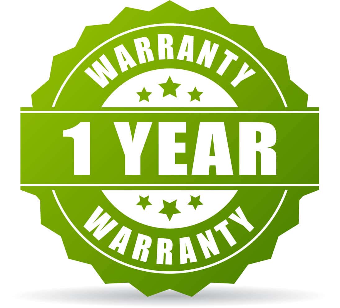 One Year Warranty on Model 0201 OMD